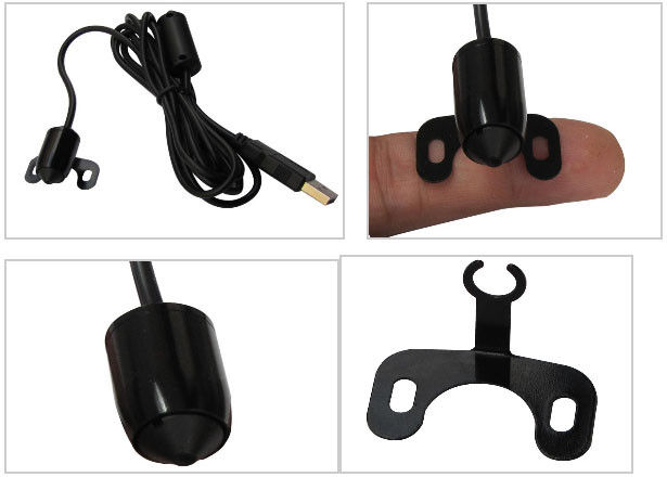 USB 0.008Lux 520TVL Mini Hidden Camera And 2.4GHz 5inch Wireless DVR Monitor Receiver