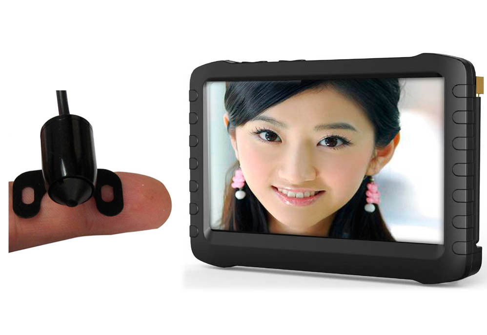 USB 0.008Lux 520TVL Mini Hidden Camera And 2.4GHz 5inch Wireless DVR Monitor Receiver