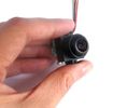 China 170deg Anlge Mini Spy Video Camera 1 / 4 type CMOS 480TVL Audio Wide Voltage distributor