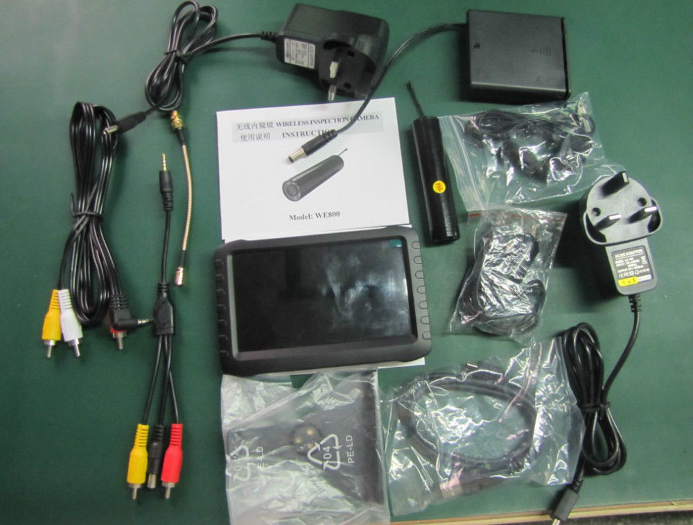 Outdoor 2.4GHz Wireless Mini Spy Camera And 5inch Wireless DVR Monitor With Sunshade