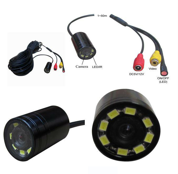 underwater mini fishing camera (90deg view,520tvl,1~20m cable for optional)