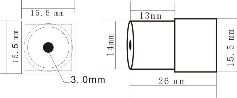 mini spy camera size