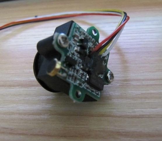 170deg view anlge 1/4 cmos 480TVL mini camera with audio wide voltage