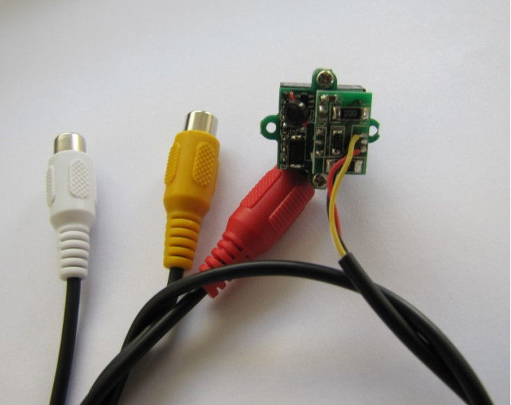 Mini 0.008Lux 520TVL CMOS Color Camera Module With Audio Night Vision